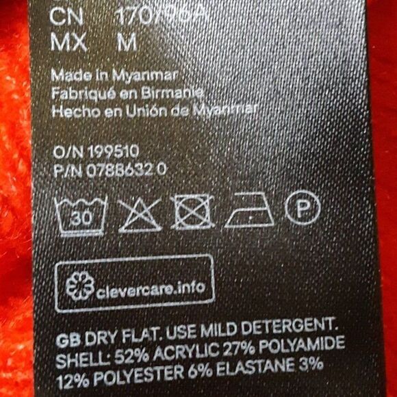 H&M Women's Size M Red Turtleneck Sweater - Picture 10 of 12